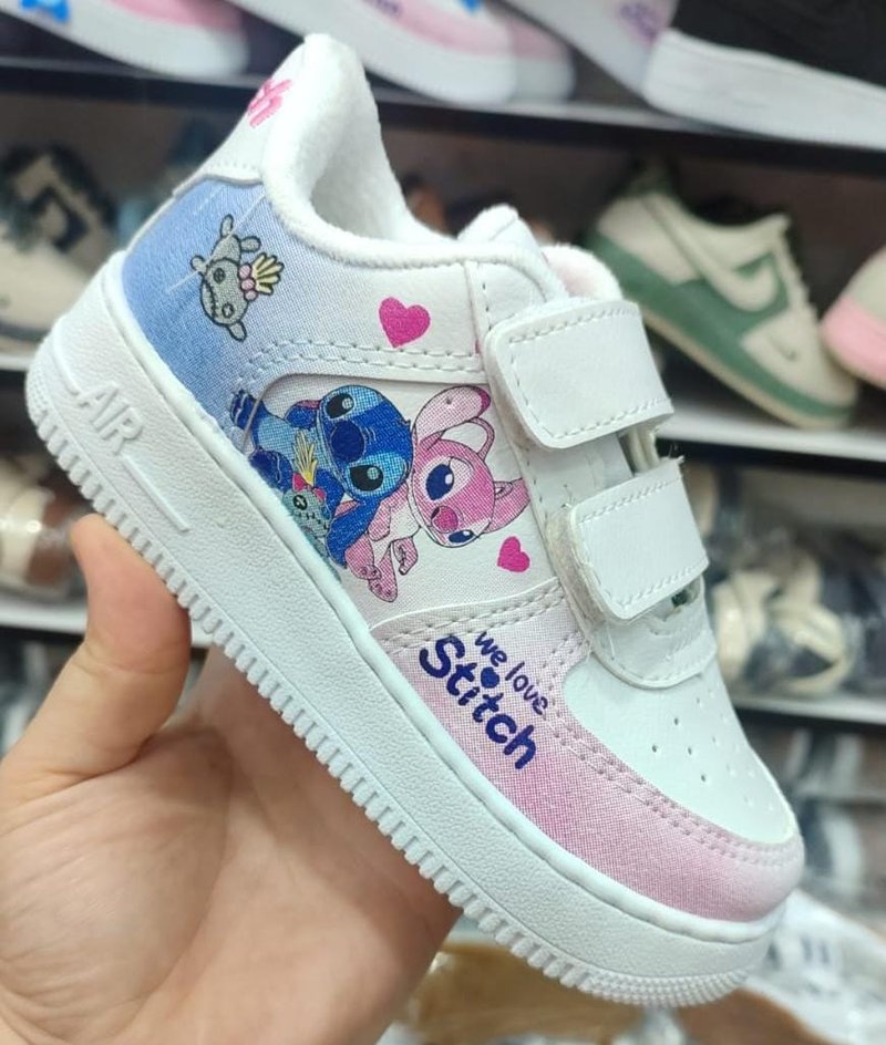 Tênis Infantil Nike Air Force Stitch VELCRO